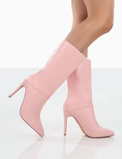 Lisel Pink PU Pointed Toe Stiletto Heeled Ankle Boots 7 Lisel Pink PU Pointed Toe Stiletto Heeled Ankle Boots -Chic Step Shop 0024 0f8d0477 3acd 42cb 98b9 a07354d90360