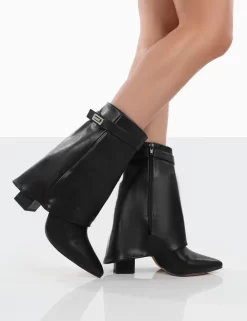 Fyre Wide Fit Black Pointed Toe Block Heeled Ankle Boots 6 Fyre Wide Fit Black Pointed Toe Block Heeled Ankle Boots -Chic Step Shop 0028 accc3b04 6def 48ec bb13 119a457badc1