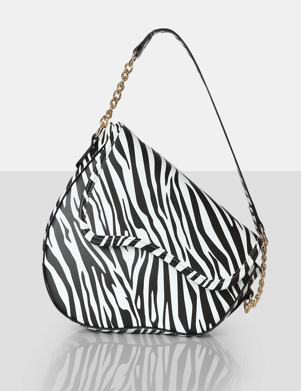The Fox Zebra Saddle Shoulder Bag 1 The Fox Zebra Saddle Shoulder Bag