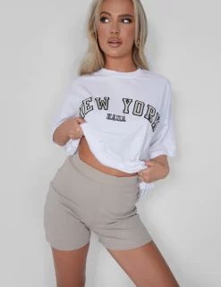 New York Oversized T-shirt White -Chic Step Shop 05.07rebekah1194 scaled