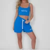 Kaiia Sweat Shorts Cobalt Blue