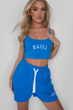 Kaiia Sweat Shorts Cobalt Blue -Chic Step Shop 05.07rebekah1242 scaled