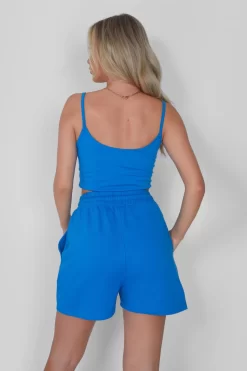 Kaiia Sweat Shorts Cobalt Blue -Chic Step Shop 05.07rebekah1261 scaled