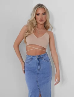 Public Desire Knitted Ribbed Bralet Nude -Chic Step Shop 05.07rebekah1580 scaled