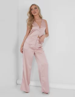 Public Desire Button Detail Satin Waistcoat Top Pink -Chic Step Shop 05.07rebekah1686 0ffec700 450c 4d0a ab07 47aa8886e86a scaled