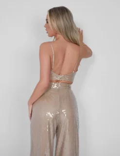 Sequin Bralet Crop Top Nude 26 Sequin Bralet Crop Top Nude -Chic Step Shop 05.07rebekah1815 scaled