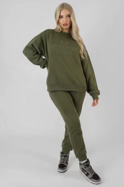 Seam Front 90S Joggers Khaki -Chic Step Shop 07.01 102 189eea9b 7343 49f7 87d7 71d1bd46d3fc