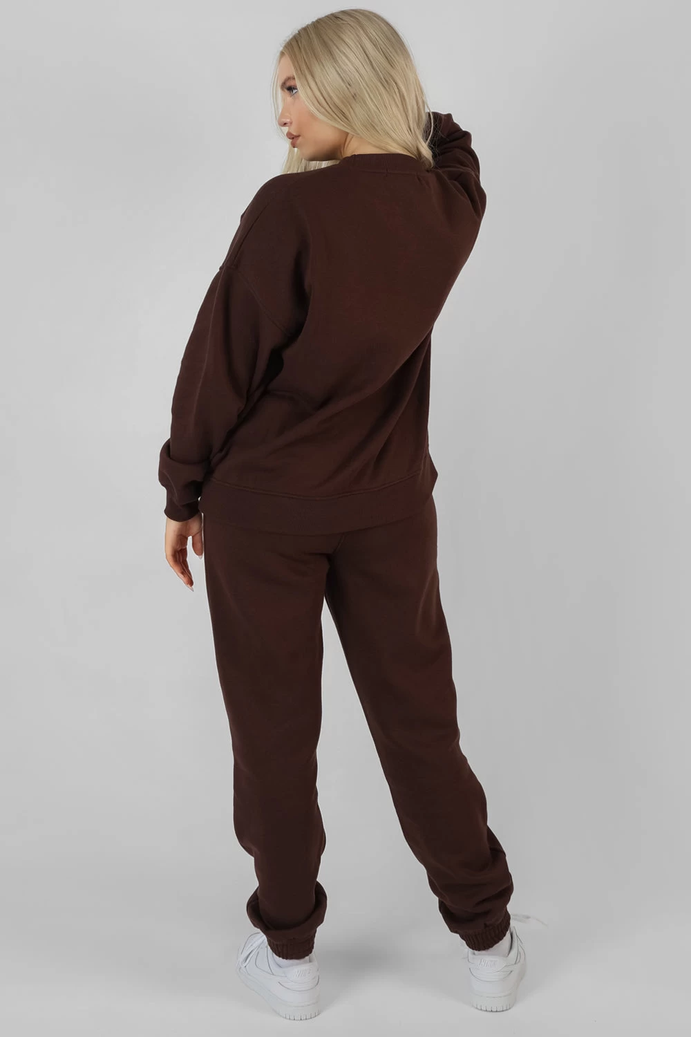 New York Oversized Sweatshirt Chocolate 6 New York Oversized Sweatshirt Chocolate - Image 6