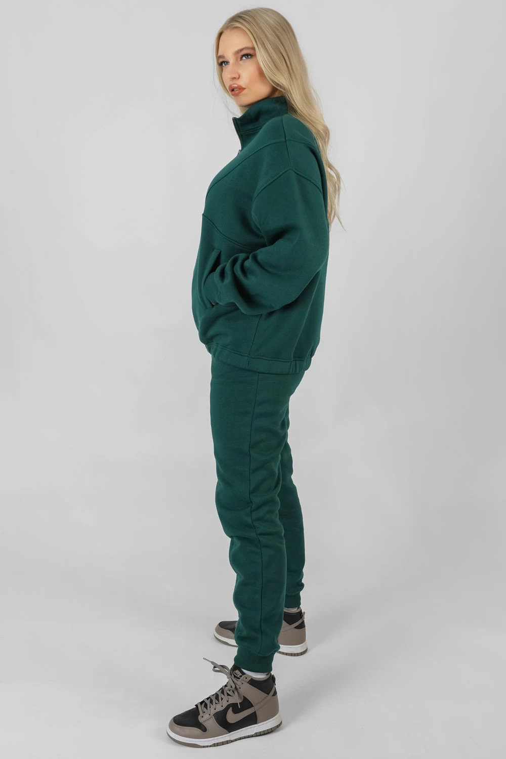 Seam Front 90S Joggers Forest Green 5 Seam Front 90S Joggers Forest Green - Image 5