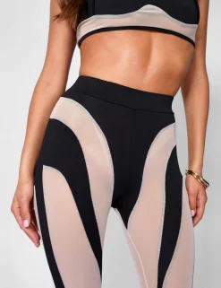 Mesh Illusion Insert Leggings Black 10 Mesh Illusion Insert Leggings Black -Chic Step Shop 08.06annabel0013copy2 scaled