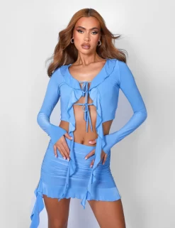 Frill Detail Ruched Mini Skirt Baby Blue 10 Frill Detail Ruched Mini Skirt Baby Blue -Chic Step Shop 08.06annabel0029copy2 3c93a3a2 0a4a 4087 a651 b00dc5b11c3e scaled