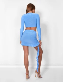 Frill Detail Tie Front Cardigan Top Baby Blue 15 Frill Detail Tie Front Cardigan Top Baby Blue -Chic Step Shop 08.06annabel0057copy2 scaled