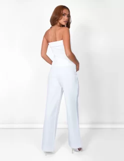 Public Desire Tailored Button Down Bodice Top Ivory -Chic Step Shop 08.06annabel0059copy2 scaled