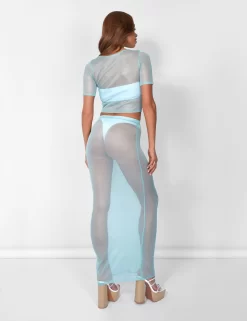 Sheer Shimmer Knitted Maxi Skirt Blue -Chic Step Shop 08.06annabel0444copy2 scaled