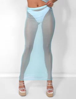 Sheer Shimmer Knitted Maxi Skirt Blue -Chic Step Shop 08.06annabel0467copy2 scaled