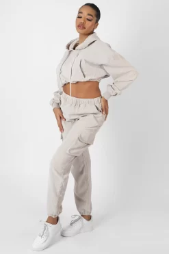 Cord Pocket Detail Joggers Ecru -Chic Step Shop 08.11 1817 af185eb5 9804 4795 ad46 519f059e49cc