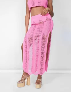 Ladder Detail Maxi Skirt Pink 7 Ladder Detail Maxi Skirt Pink -Chic Step Shop 09.06carmen1493 scaled
