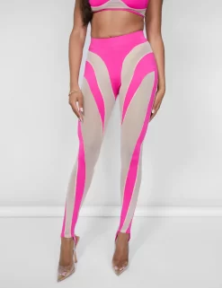 Mesh Illusion Insert Leggings Hot Pink 8 Mesh Illusion Insert Leggings Hot Pink -Chic Step Shop 09.06carmen1691 scaled