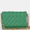 The Kahlo Green Gold Chain Shoulder Mini Bag