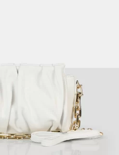 The Effia White Chain Strap Shoulder Bag -Chic Step Shop 10.03bags0040