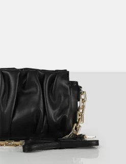 The Effia Black Chain Strap Shoulder Bag -Chic Step Shop 10.03bags0046