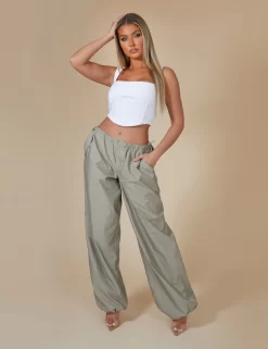 Public Desire Kaiia Ribbed Seam Detail Corset Top In White -Chic Step Shop 12.040405 scaled