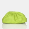 The Project Lime Woven Pu Bag Clutch Bags
