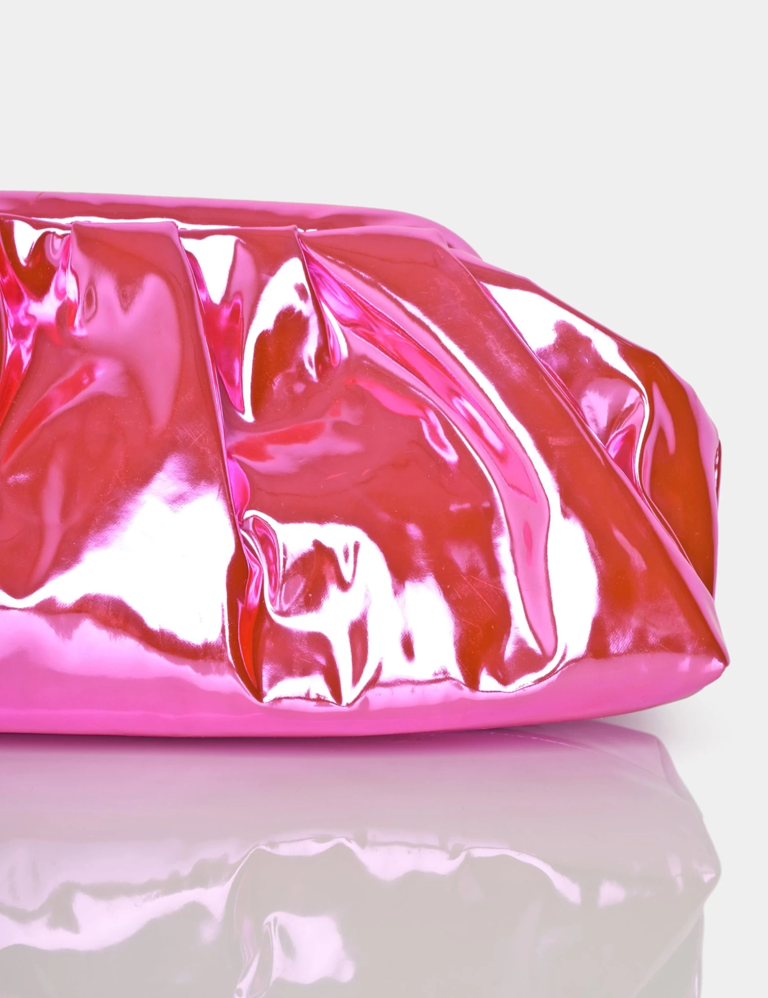 The Project Pink Iridescent Metallic Clutch Bag 3 The Project Pink Iridescent Metallic Clutch Bag - Image 3