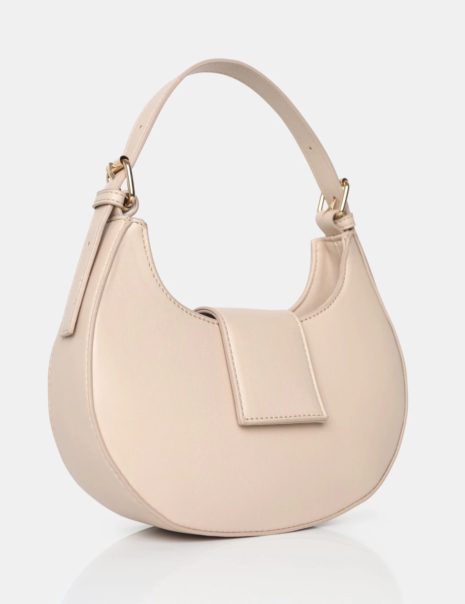 The Irie Stone PU Circular Buckle Strap Grab Bag 3 The Irie Stone PU Circular Buckle Strap Grab Bag - Image 3