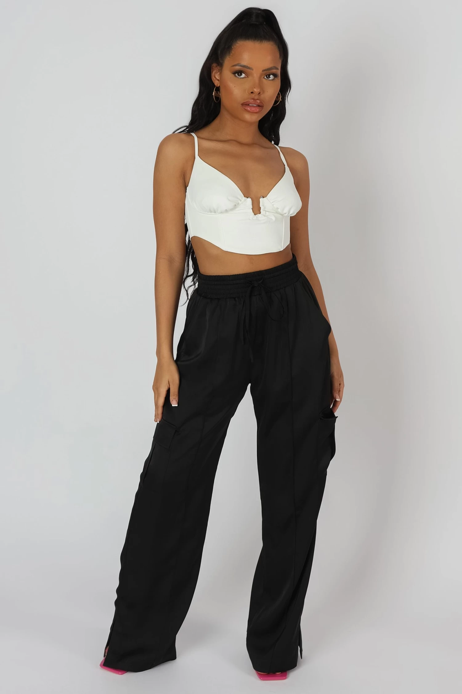 U Trim Corset Bralet Ivory 1 U Trim Corset Bralet Ivory