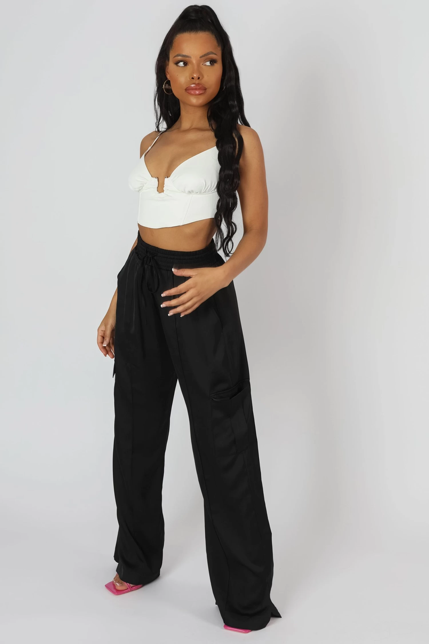 U Trim Corset Bralet Ivory 3 U Trim Corset Bralet Ivory - Image 3