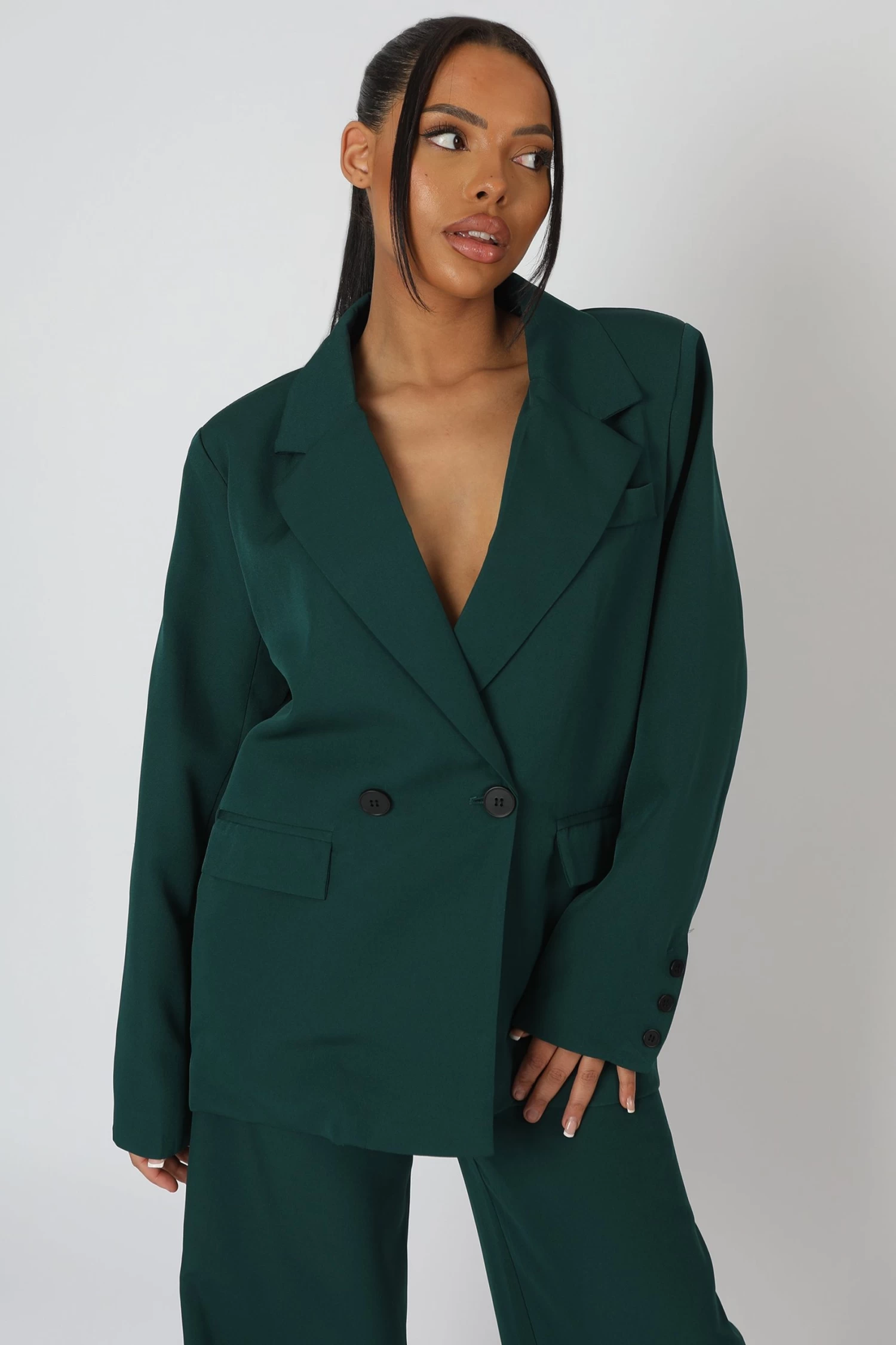 Dad Trousers Forest Green 9 Dad Trousers Forest Green - Image 9