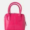 The Bode Bright Pink Croc Square Top Handle Mini Bag