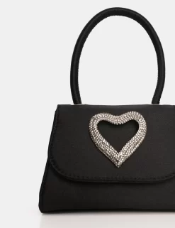 The Heart Black Satin Diamante Heart Mini Bag 5 The Heart Black Satin Diamante Heart Mini Bag -Chic Step Shop 2 2828b577 2a3e 43a9 b8c4 342edc545951 scaled