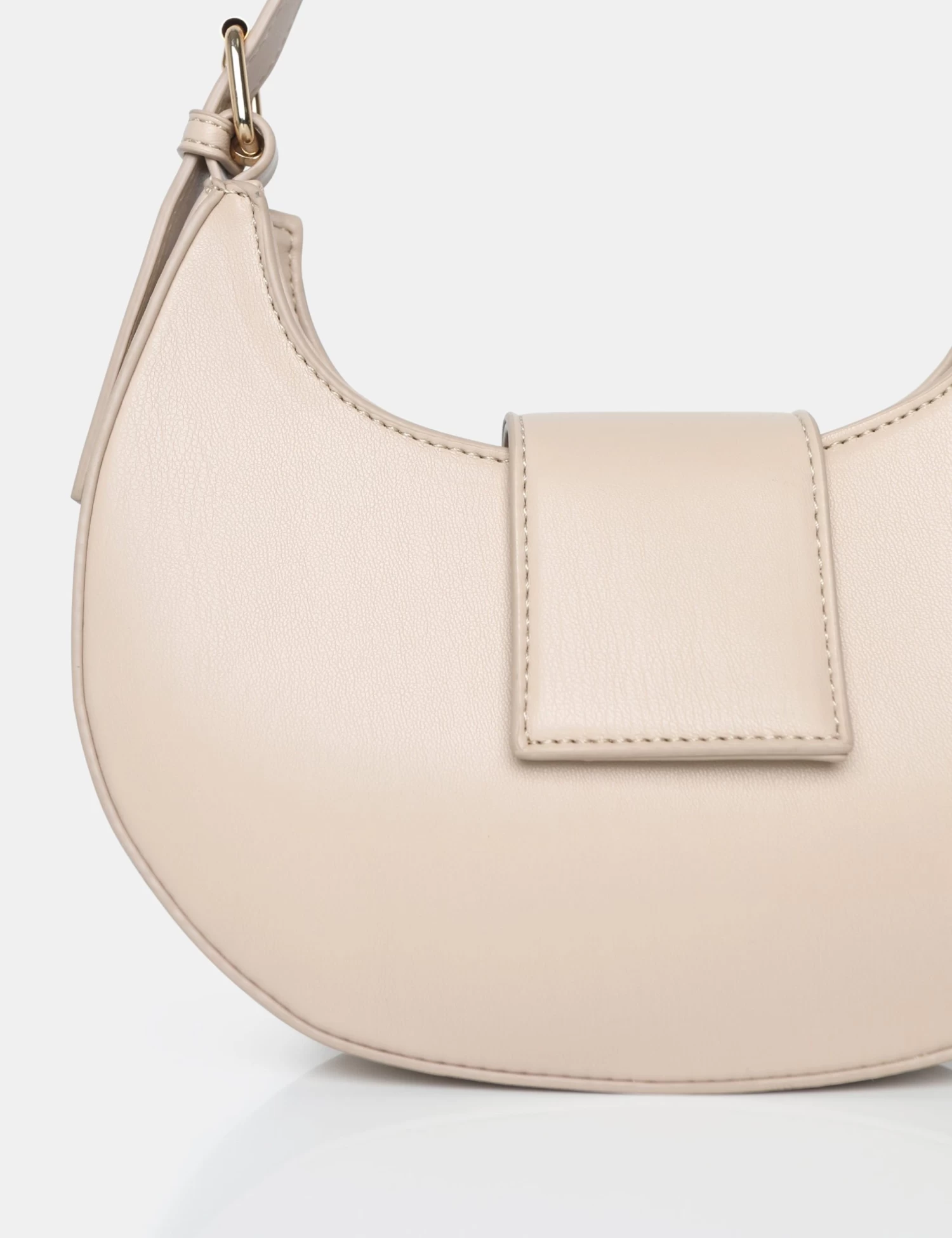 The Irie Stone PU Circular Buckle Strap Grab Bag 2 The Irie Stone PU Circular Buckle Strap Grab Bag - Image 2