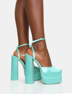 Moonchild Turquoise Satin Closed Toe Statement Platform Block Heels -Chic Step Shop 2 9074b5ef 83b9 4fae 9169 74edaedda568 scaled