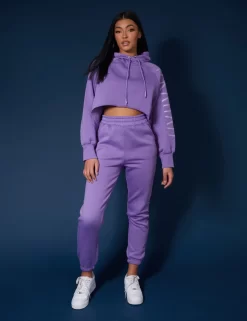 Kaiia Slogan 90'S Joggers Violet