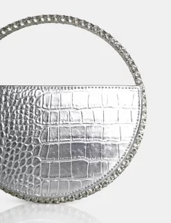 The Alessia Silver Croc Pu Circle Diamante Grab Bag -Chic Step Shop 3 4de7d961 6030 43d4 a174 3d16b9cfeb41 scaled