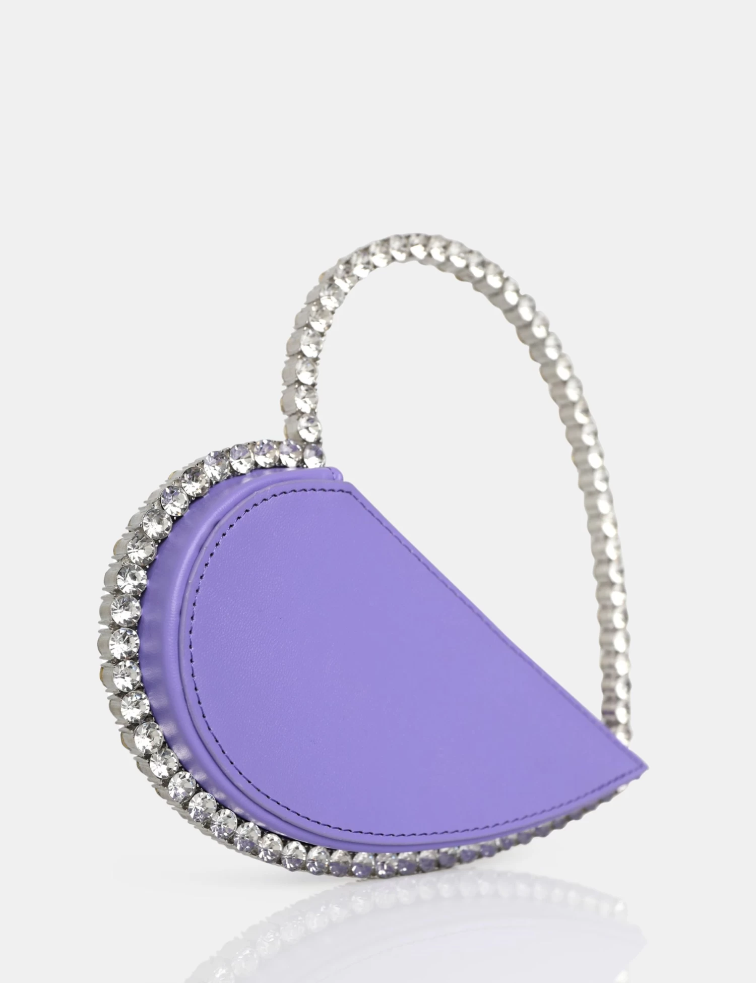 The Zee Lilac Diamante Love Heart Grab Bag 2 The Zee Lilac Diamante Love Heart Grab Bag - Image 2