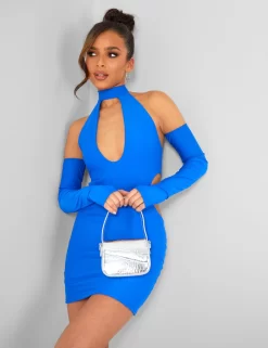 High Neck Cut Away Long Sleeve Mini Dress Cobalt Blue -Chic Step Shop 3 bea53d3a 9029 442f 8726 451aedec9cd9 scaled