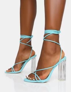 Clara Blue Pu Strappy Lace Up Round Toe Clear Perspex Heels -Chic Step Shop 5 04a4a8a0 0ada 49fe a5ee 315f1b5f4a15 scaled