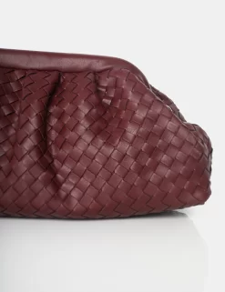 The Project Burgundy Woven Pu Clutch Bags 5 The Project Burgundy Woven Pu Clutch Bags -Chic Step Shop 6 67557235 f7f6 46fc ba1d 27e3fca8e3e0 scaled