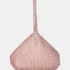 The Lavender Champagne Diamante Mini Pouch Party Bag