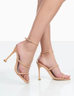 Kallipo Wide Fit Nude Pu Strappy Square Toe Heels -Chic Step Shop 771A0217 4aff6550 6e1e 4757 91dc 666d0d98aef4