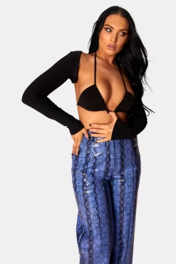 Bikini Top And Shrug Slinky Top Black -Chic Step Shop 771A0521 2f9a7d5c 8ca8 4ca6 9481 fa362651610f