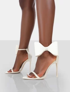 Zeal Wide Fit Off White Satin Strappy Bow Ankle Detail Stiletto Heels 7 Zeal Wide Fit Off White Satin Strappy Bow Ankle Detail Stiletto Heels -Chic Step Shop 771A0654 85355f9e 7c0f 4f1c a66b 9a09674a3d72