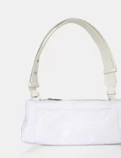The Ludo White Nylon Elongated Shoulder Bag -Chic Step Shop 771A1469 957b8311 b1f7 4839 a01a 62106873fcee scaled
