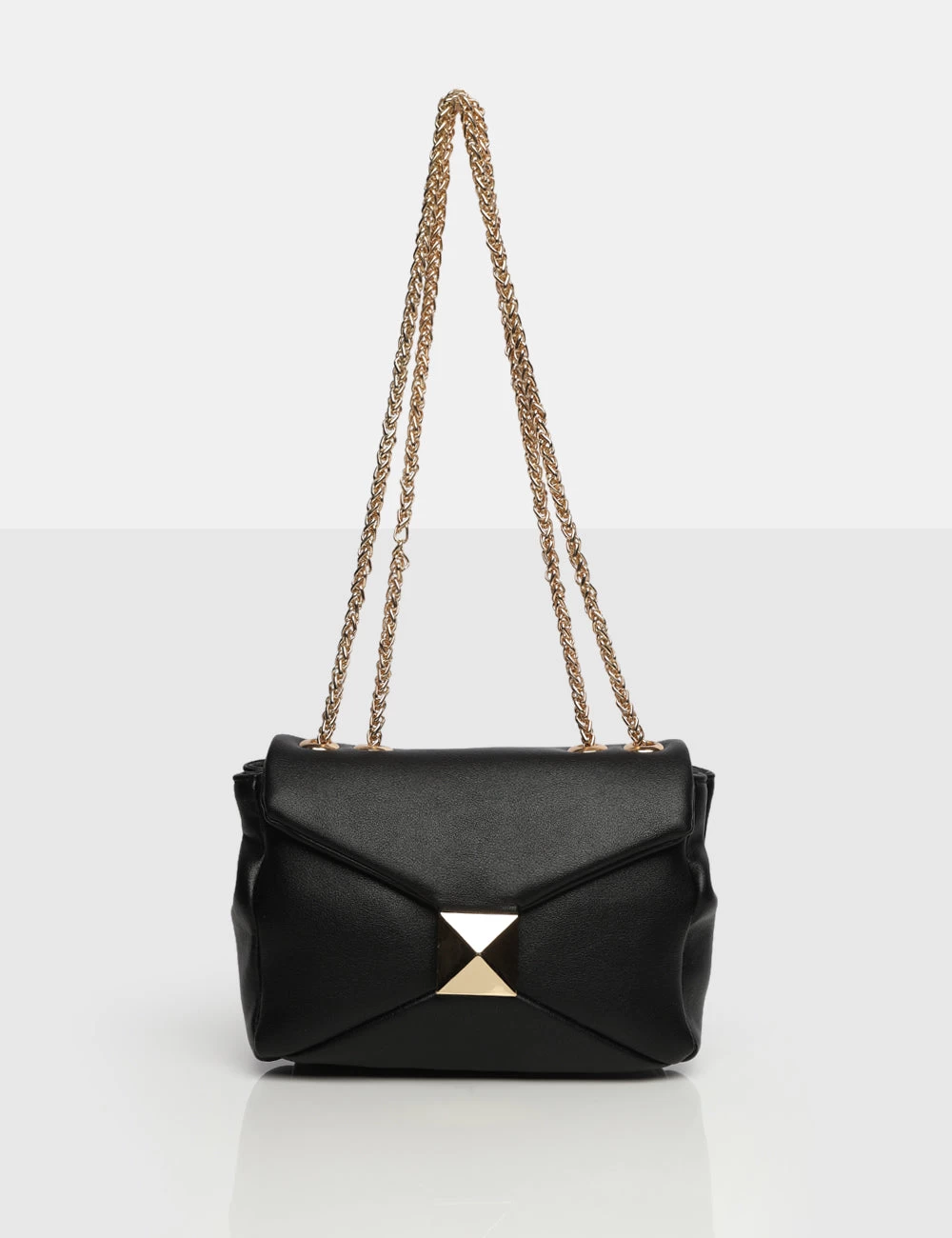 The Kenny Black PU Stud Shoulder Bag 1 The Kenny Black PU Stud Shoulder Bag