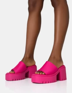 Sabeena Pink Chunky Mule Round Toe Mid Heel Sandals 6 Sabeena Pink Chunky Mule Round Toe Mid Heel Sandals -Chic Step Shop 771A1532 e98f1037 7801 4a55 9af2 517b74bcc9df scaled