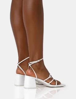 Dayla Wide Fit White PU Strappy Square Toe Block Mid Heel Sandals 7 Dayla Wide Fit White PU Strappy Square Toe Block Mid Heel Sandals -Chic Step Shop 771A1999 eeb4f759 345d 463e 9a09 5f8a3ec0131a scaled